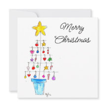 Glad och Ljus Julgran