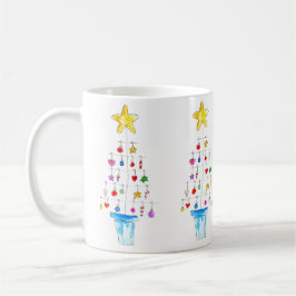 Glad och Ljus Julgran Kaffemugg