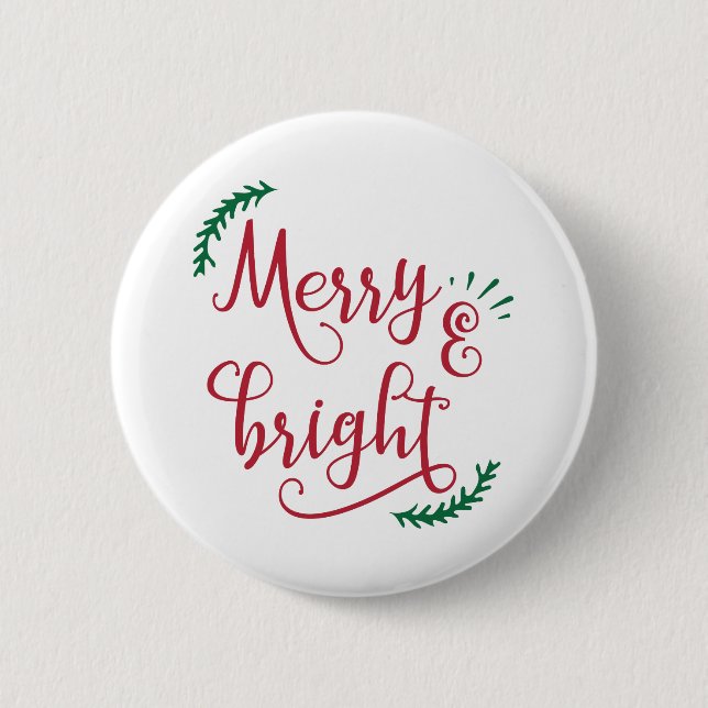 glad och ljus julhelg knapp (Framsida)