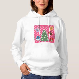 Glad och ljus julhoodie t shirt