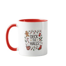 Glad och ljus julkrans grön handtag