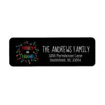 Glad och ljus julljusreturadress