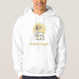 Glad och ljus julren hoodie