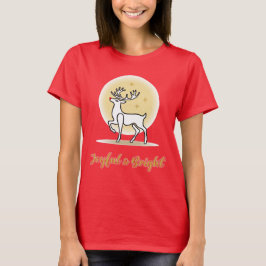 Glad och ljus julren t shirt