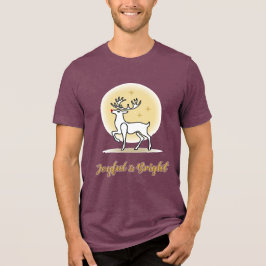 Glad och ljus julren t shirt