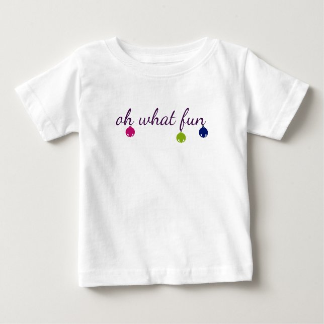 Glad och ljus klirrklockordesign t-shirt (Framsida)
