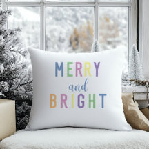 Glad och ljus pastellfärgad julstämning 