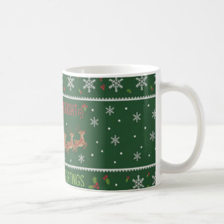 "Glad och ljus" Tomtens släde julmugg Kaffemugg