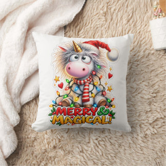 🦄🎄 Glad och Magisk Julkudde ✨🛋️ Kudde