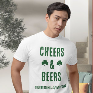 Glad och öl fest evenemang t shirt
