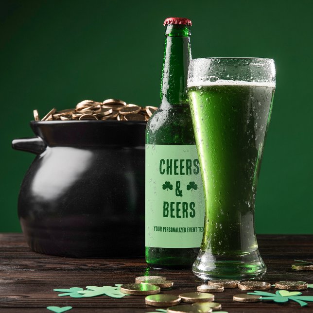 Glad och öl fest event ölflaska etikett (Skapare uppladdad)