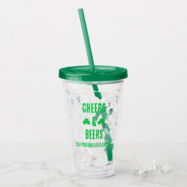 Glad och öl festlig tillställning take away mugg