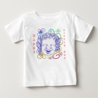 Glad och skrattar av glädje t shirt