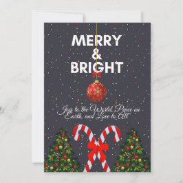 "Glad och strålande Julkort" Julkort