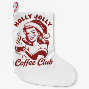 Glad och tokig kaffeklubb Snarkig jul Sarksastisk Liten Julstrumpa