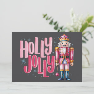 Glad och tokig nötknäppare jul coquette snygg julkort