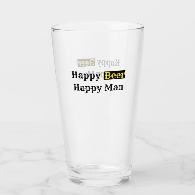 Glad Öl Glad Man Glaskopp (Framsida)