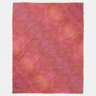 Glad orange och rosa filt