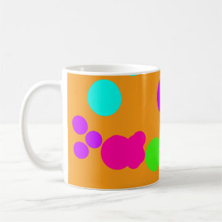 Glad Orange Prickig Höst Kaffe Mugg – Colorf