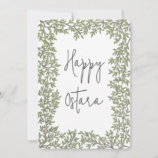 Glad Ostara Välkomstkort | Handritad Design Inbjudningar