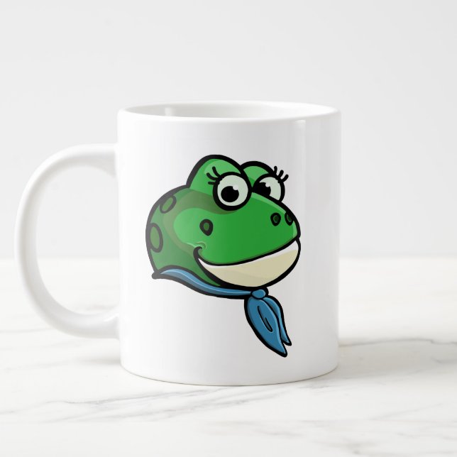 Glad Padda Jumbo Mugg (Vänster)