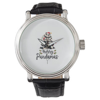 Glad Pandamas Pun Panda Jul (2) Armbandsur