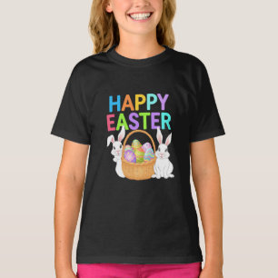 Glad påsk 2025 Ägg Kanin Söt kanin T Shirt