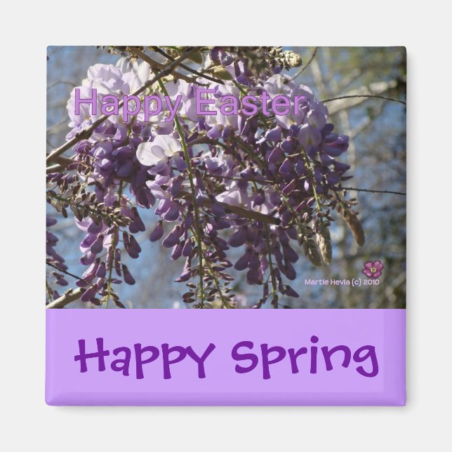 Glad påsk (5) - Magnet - Anpassa/anpassa (Framsidan)