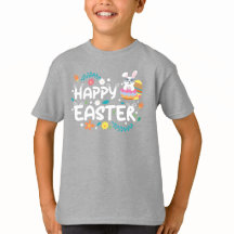 Glad påsk, ägg, Bunny & Flowers