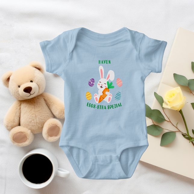 Glad Påsk Ägg-Extra Speciell Baby Bodysuit T Shirt (Skapare uppladdad)