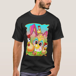 GLAD PÅSK ÄGG KYCKLING BILLIGARE ÄGG T SHIRT