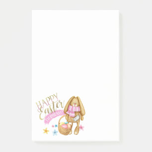 Glad påsk Allbunny ID640 Post-it Block