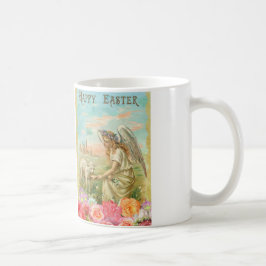 glad påsk ängel kaffemugg