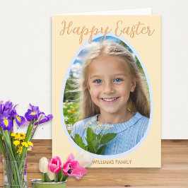 Glad påsk Anpassningsbar Photo Helgkort