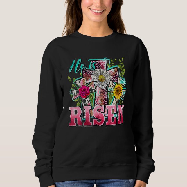 Glad påsk är en rissolrosleopard Kor J T Shirt (Framsida)