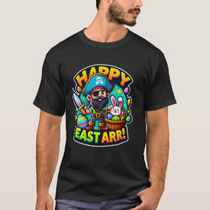 Glad Påsk Arr Rolig Pirat Påsk Pojkar Barn Småbarn T Shirt