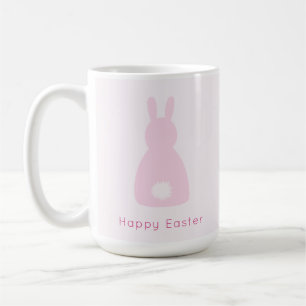 Glad påsk Baby Rosa Bunny Svan Kaffemugg