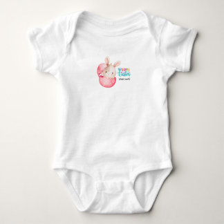 Glad påsk, babykanin - Söt akvarell äggkropp T Shirt