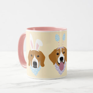 Glad påsk Beagle Hundar Mugg