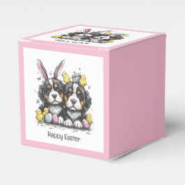 Glad påsk Bernese Mountain Hundar Presentaskar