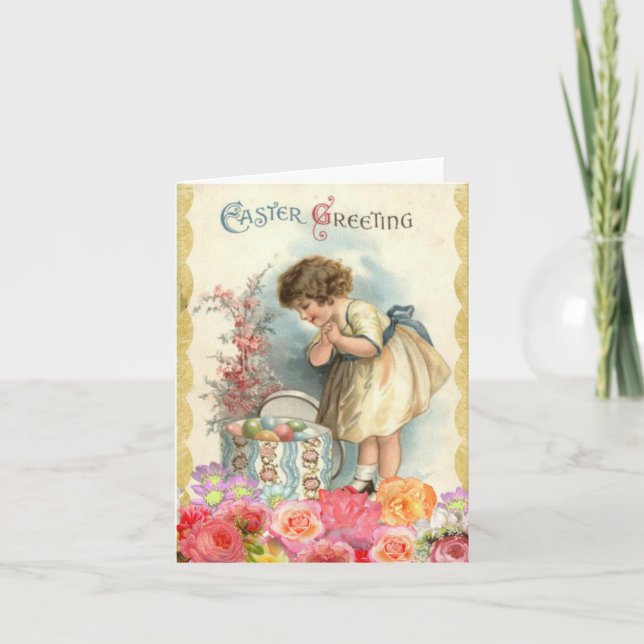 Glad påsk bild på Påsk-kortet Kort (Framsida)
