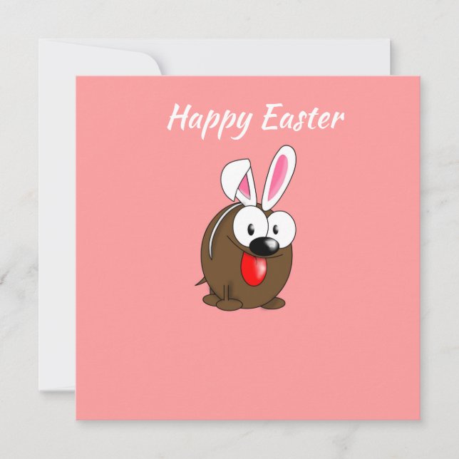 Glad påsk  bild på påskkort kort (Framsida)