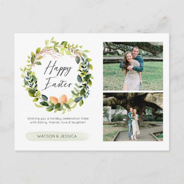 Glad Påsk Bild Vykort (Framsida)