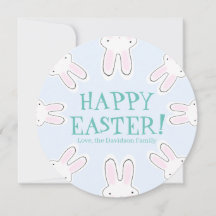 Glad påsk blek, blå, gullig anpassningsbar