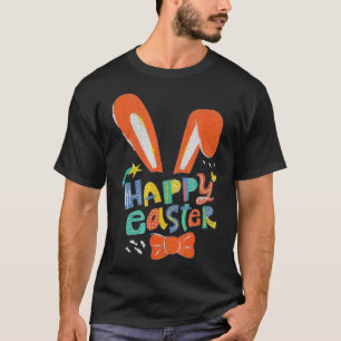 glad påsk Bow Dam Missy Bunny Rabbit Ear Kid T Shirt