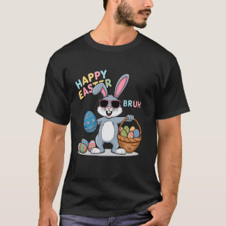 Glad påsk Bror Rolig kanin Kanin Påsk Barn B T Shirt