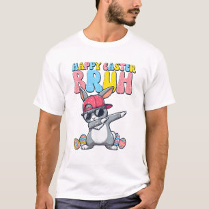 Glad påsk Bruh Bunny Dab Rabbit Dans Pojkar Barn T Shirt
