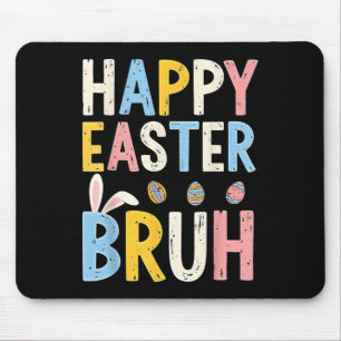 Glad påsk Bruh Meme Funny Bunny Bro Tonåringars Bo Musmatta