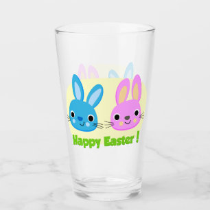 "GLAD PÅSK" BUNNIES GLASKOPP