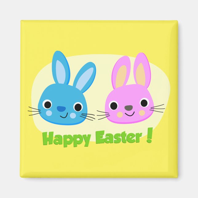 "GLAD PÅSK" BUNNIES MAGNET (Framsidan)